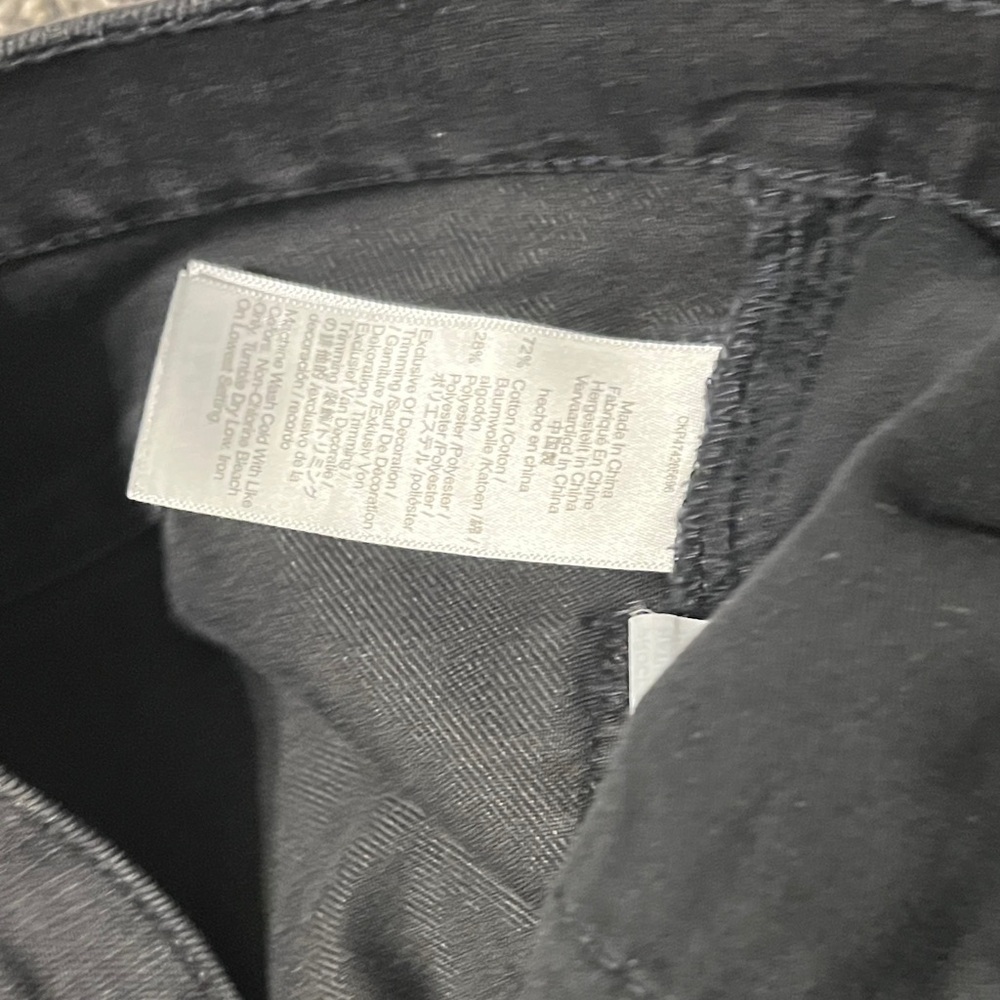 Madewell Women's Black Slim Boy Jean Size 26 - Picture 8 of 8
